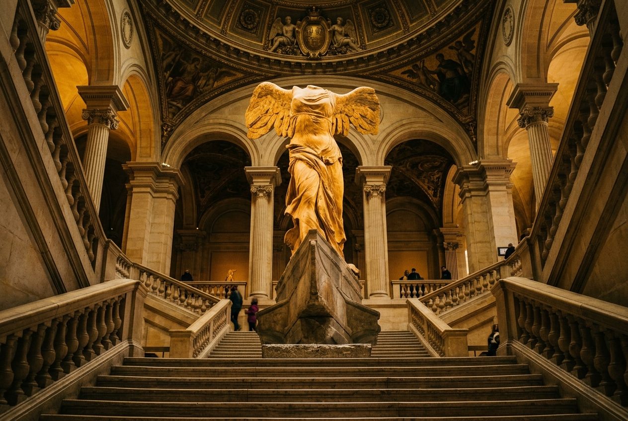 Winged Victory of Samothrace at the Louvre